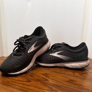 Brooks Black and White Ghost Running Shoes